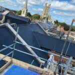 new tiled roof