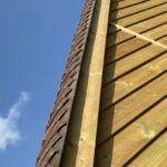 tiled wooden barn roof