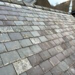 slate repaired roof