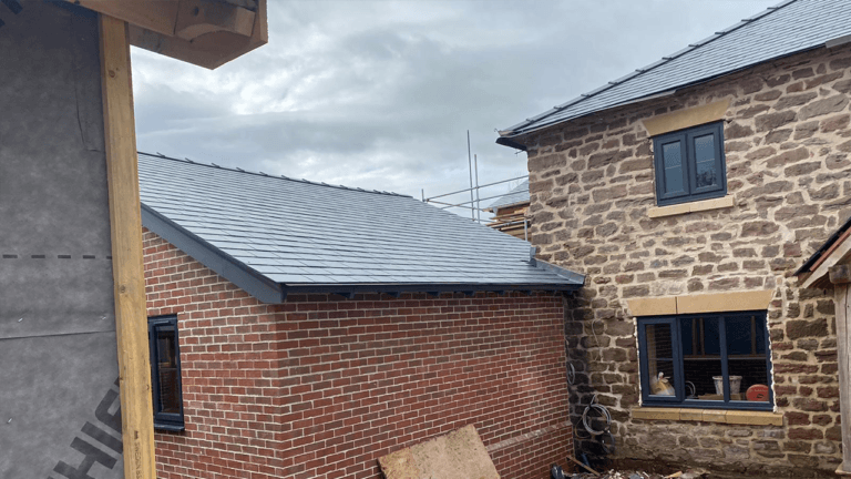 Slate roof
